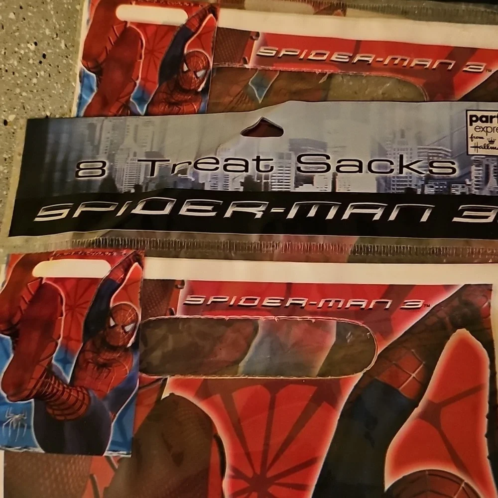New Spider-Man 3 Party Favor Bags Set Of 3 Total 24 Bags Marvel